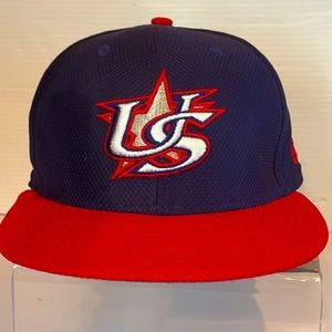 Men's New Era USA World Baseball Classic Embroidered Patch 59Fifty Fitted Hat